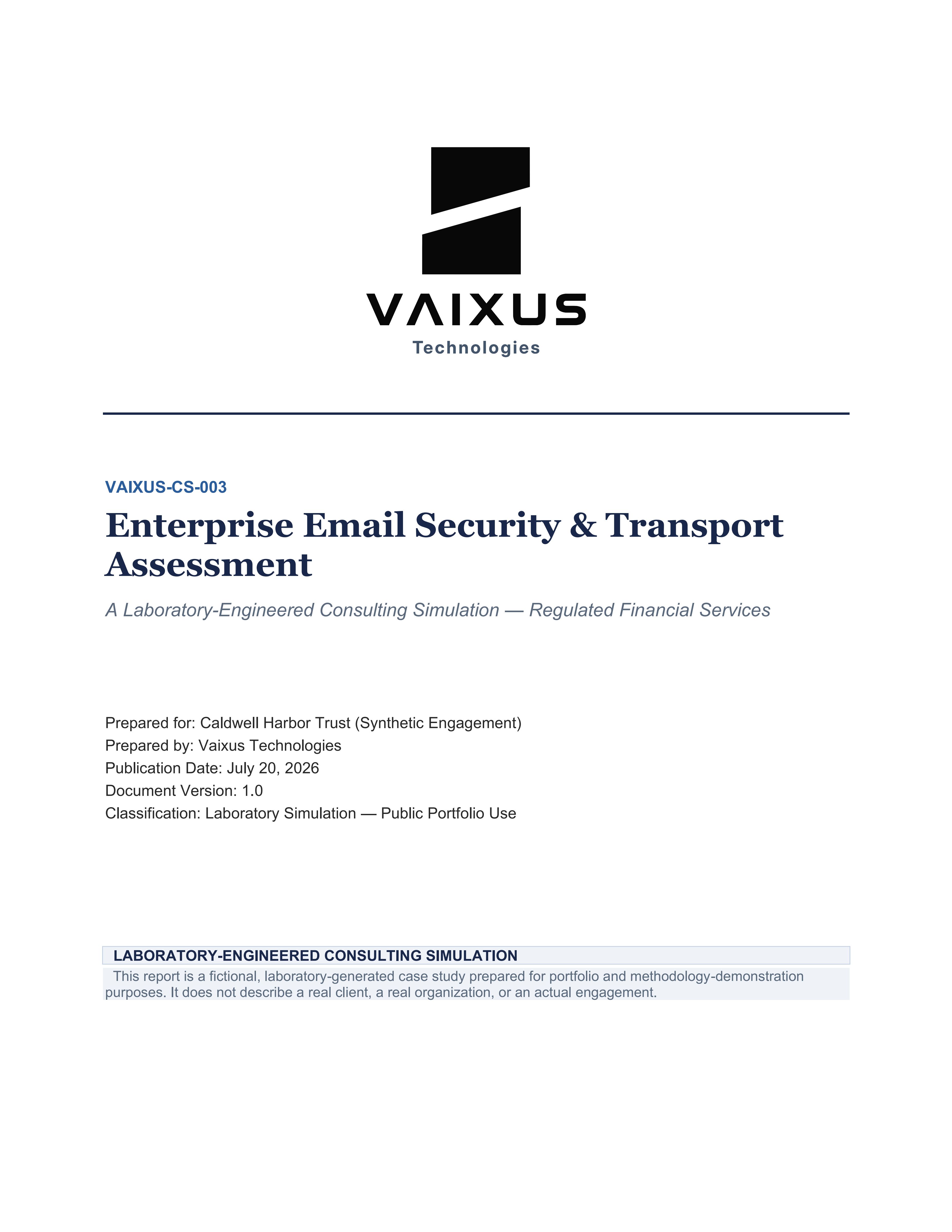 VAIXUS-CS-003 Cover