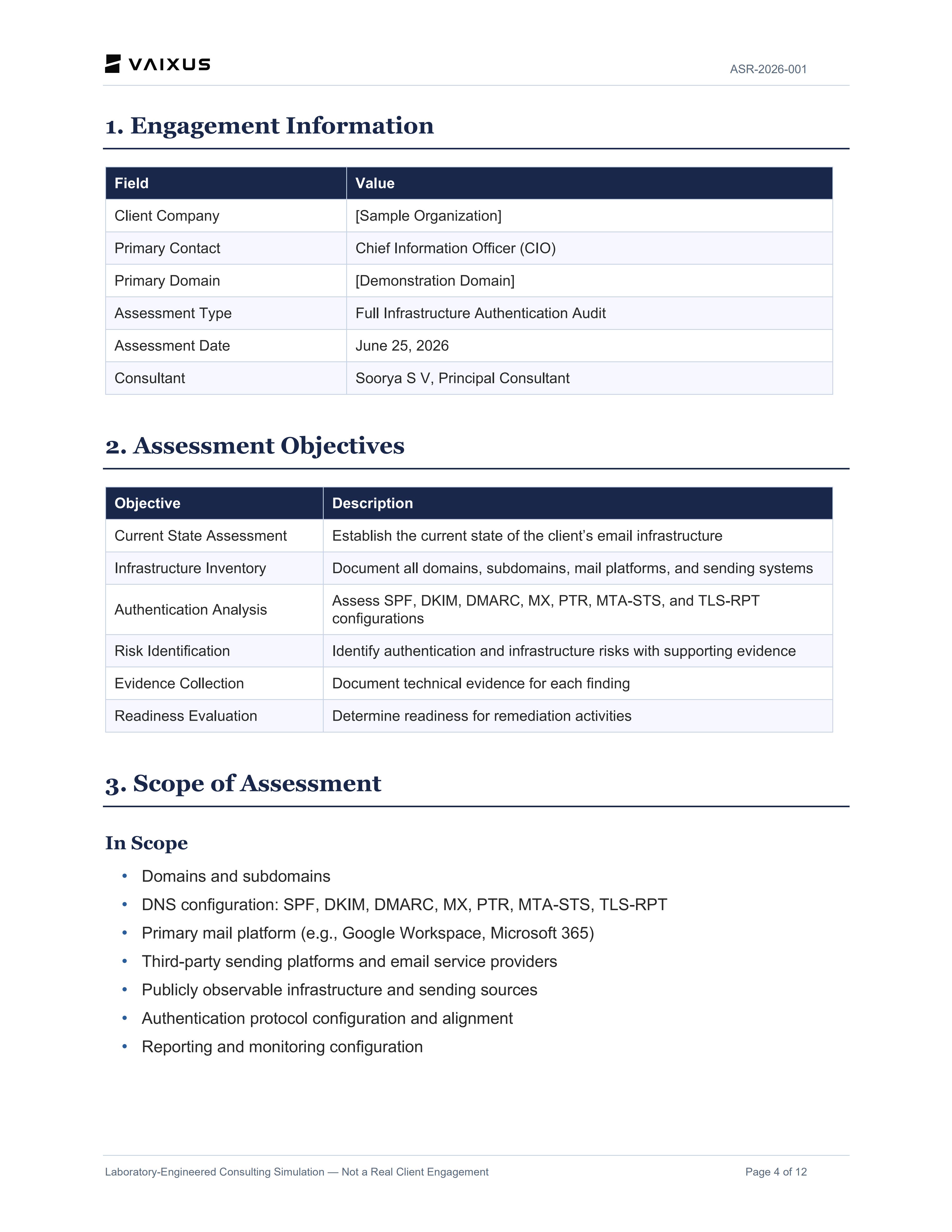 Assessment Report Page 4